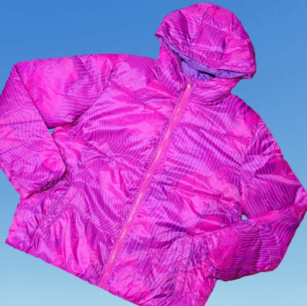 Disney Pink and Purple Puffer Jacket